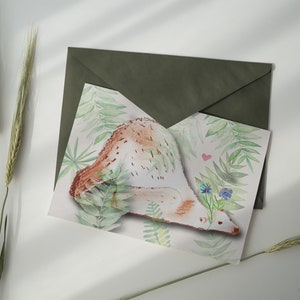 Cartolina "Mi manchi"