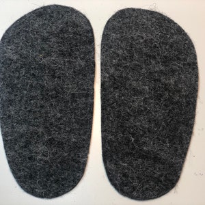 Wool felt inserts made from 100% wool felt