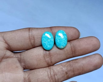 Turquoise Cabochon Gemstone natural turquoise blue Smooth polished Loose turquoise
