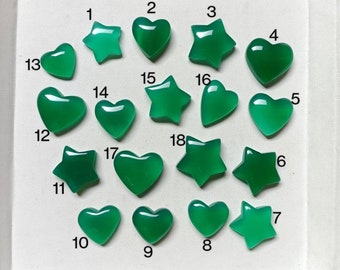 Super Chalcedony Green Cabochon - Natural Chalcedony Smooth Polished - Chalcedony Gemstone Carved Chalcedony For Making jewelry