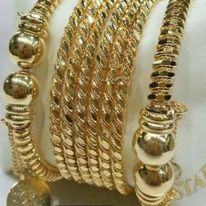 Braccialetti placcati in oro Gioielli pakistani fatti a mano, gioielli indiani, gioielli di Bollywood