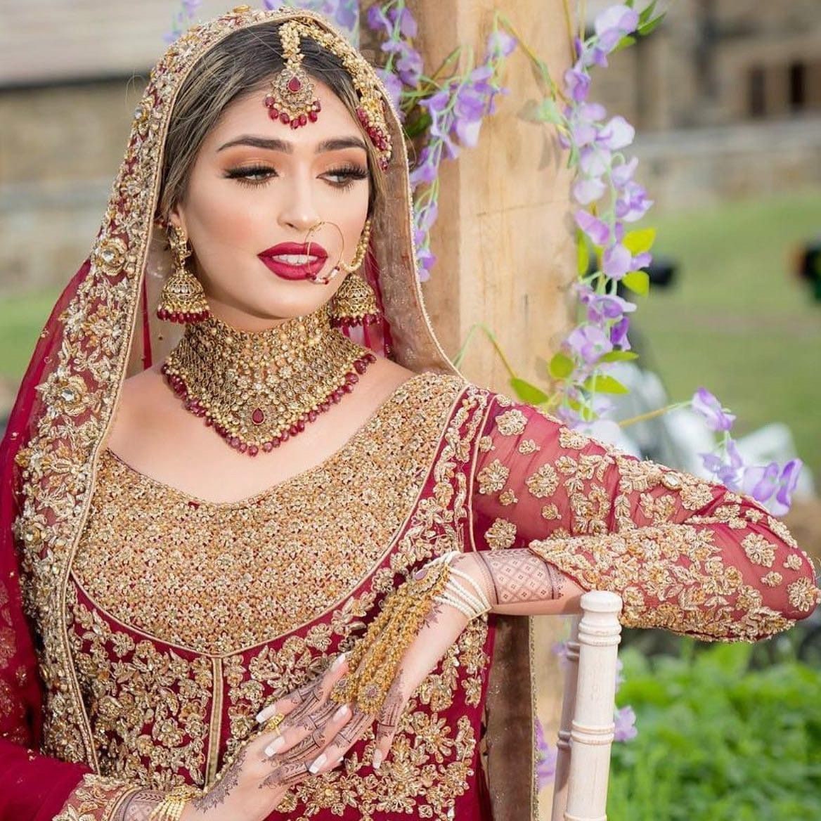 green emerald velvet dress Heavy Mint Green Walima Dress for Bridal Wear in Mughlai Style – Nameera by  Farooq main image 0
