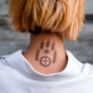 Traditional Croatian Realistic Temporary Tattoos / Ornament tattoo / Traditional tattoo / Traditional design / Tattoo art /