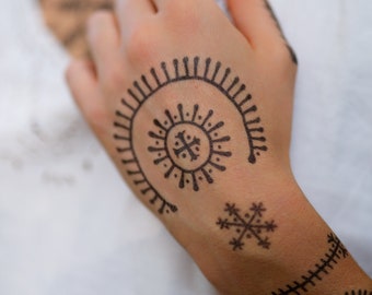 Realistic Temporary Traditional Croatian Tattoos