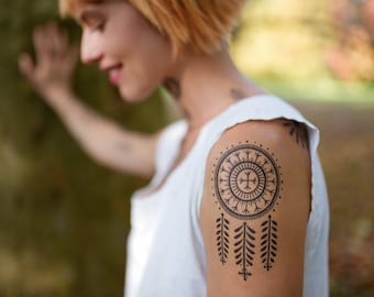 Traditional Croatian Realistic Temporary  Tattoos