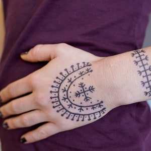 Traditional Croatian Realistic Temporary Tattoos / Ornament tattoo / Traditional tattoo / Traditional design / Tattoo art / hand tattoo