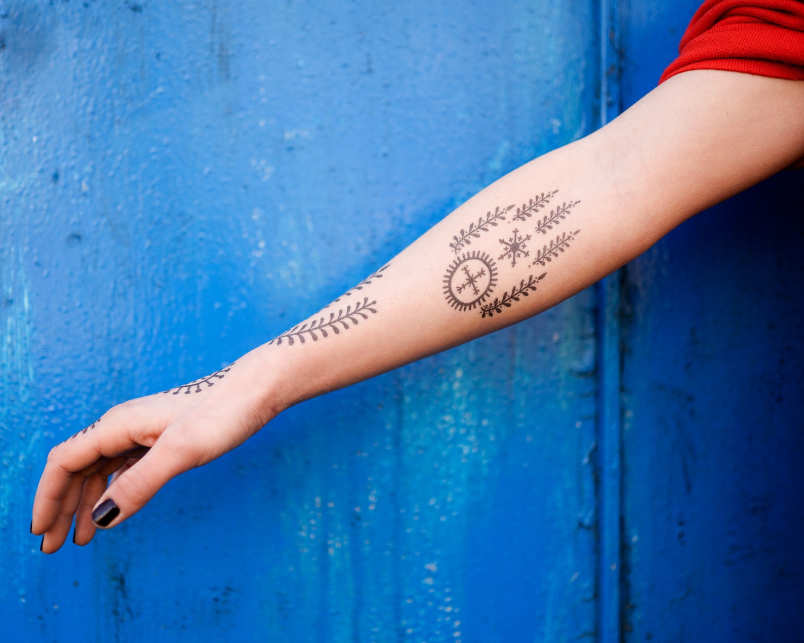 Traditionelle Kroatische Realistische temporäre Tattoos / Ornament