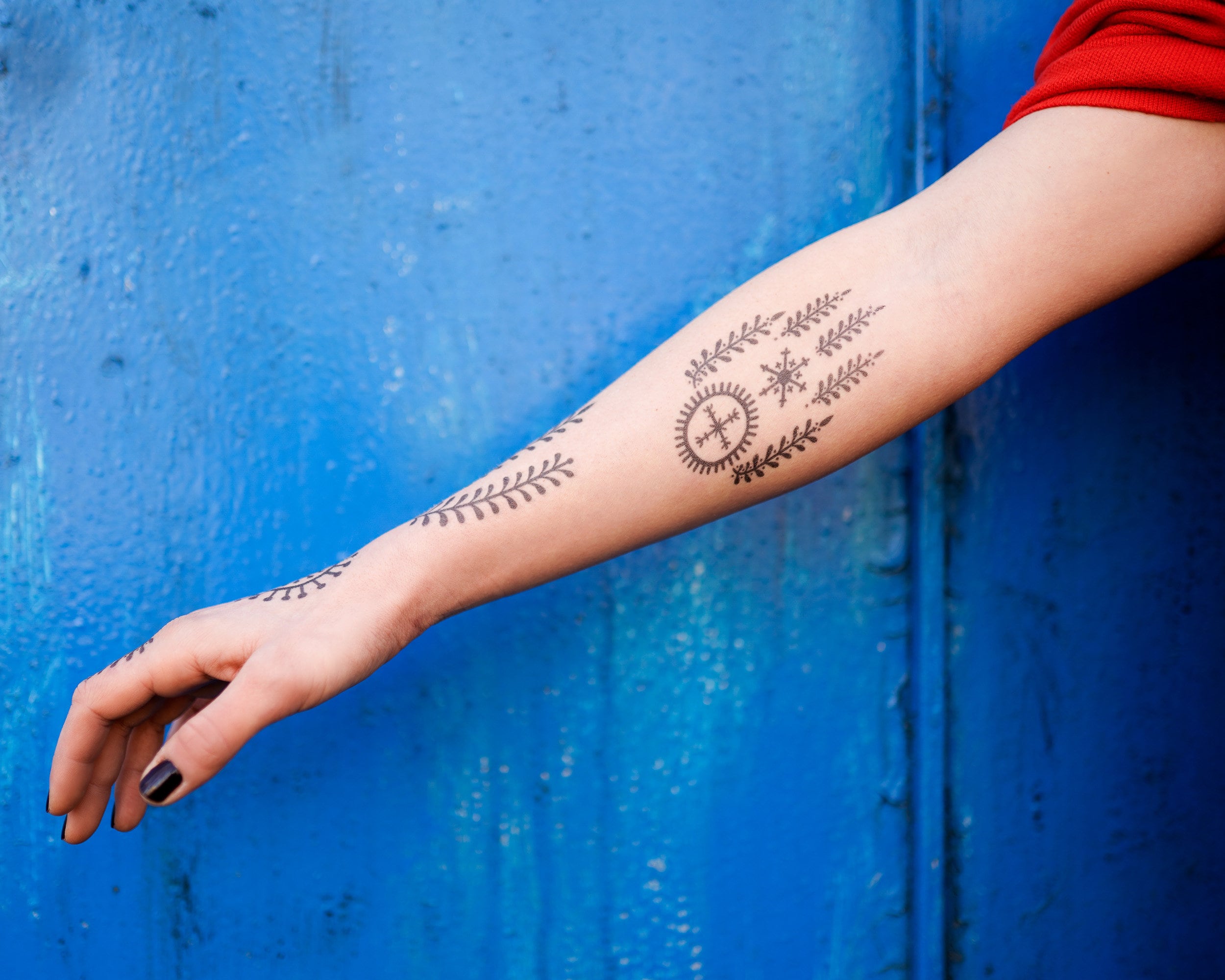 Traditionelle Kroatische Realistische temporäre Tattoos / Ornament