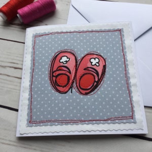 Carta ricamata - Scarpe per bambini - Confezione da 1