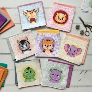 PASTELLO - ANIMALI - 42 mq - 5" - Pacchetto Charm o pannello a blocchi - 5 in quadrati - TESSUTO - I spy, bambino, bambini, trapunta, coperta, cameretta dei bambini