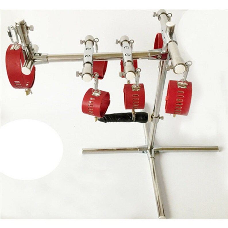 Steel spreader bar frame ankle cuffs collar handcuffs Etsy