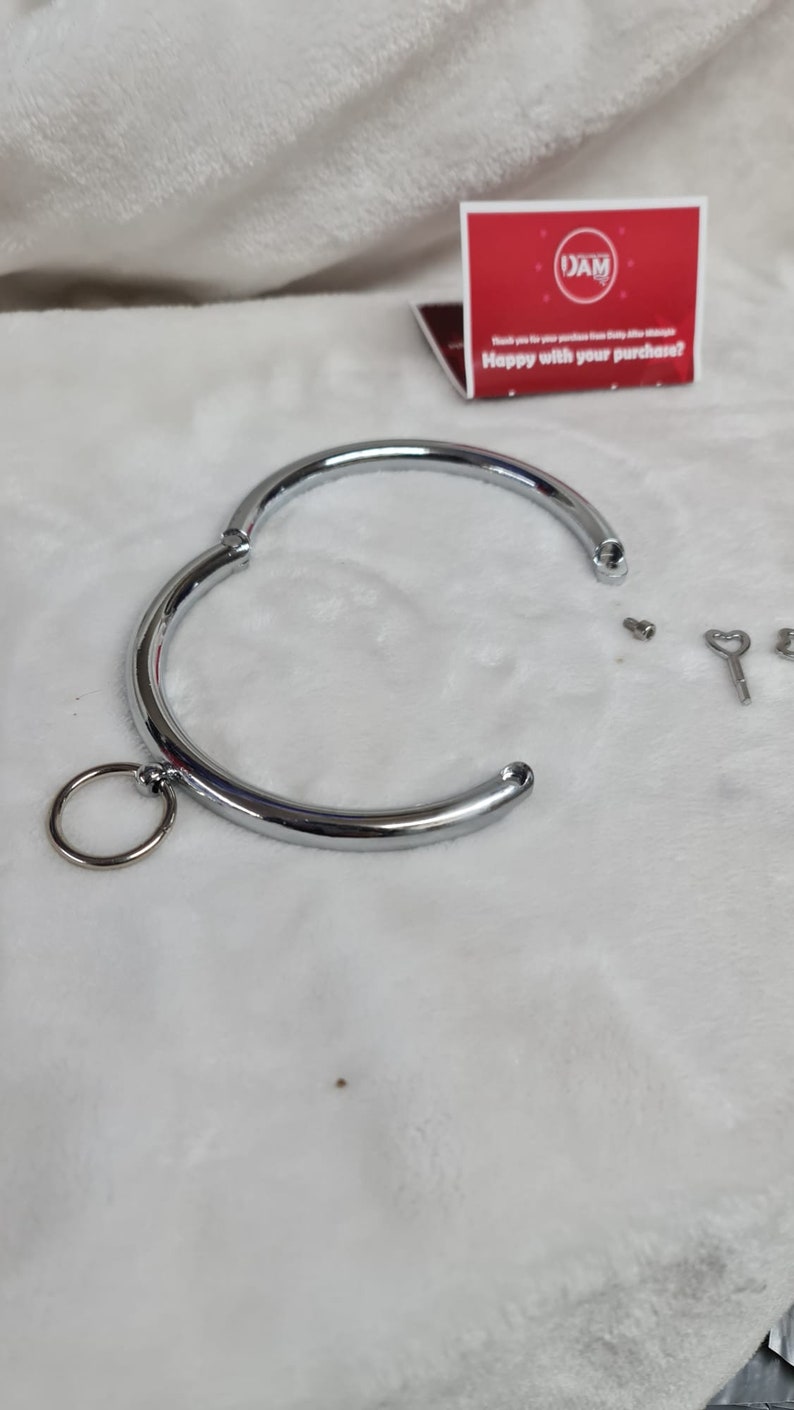 Rolled Stainless Steel Collars With ALLEN KEY. Eternity UK Etsy