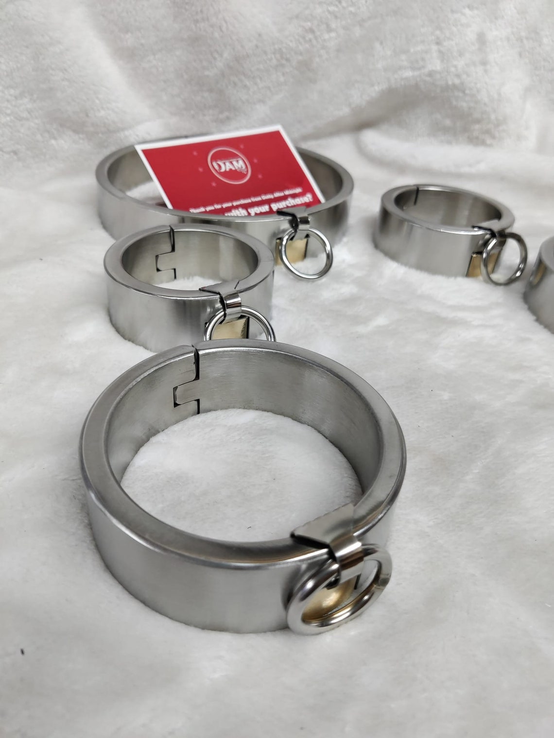 Stainless Steel Neck Wrist and Ankle Cuffs Very Strong Etsy