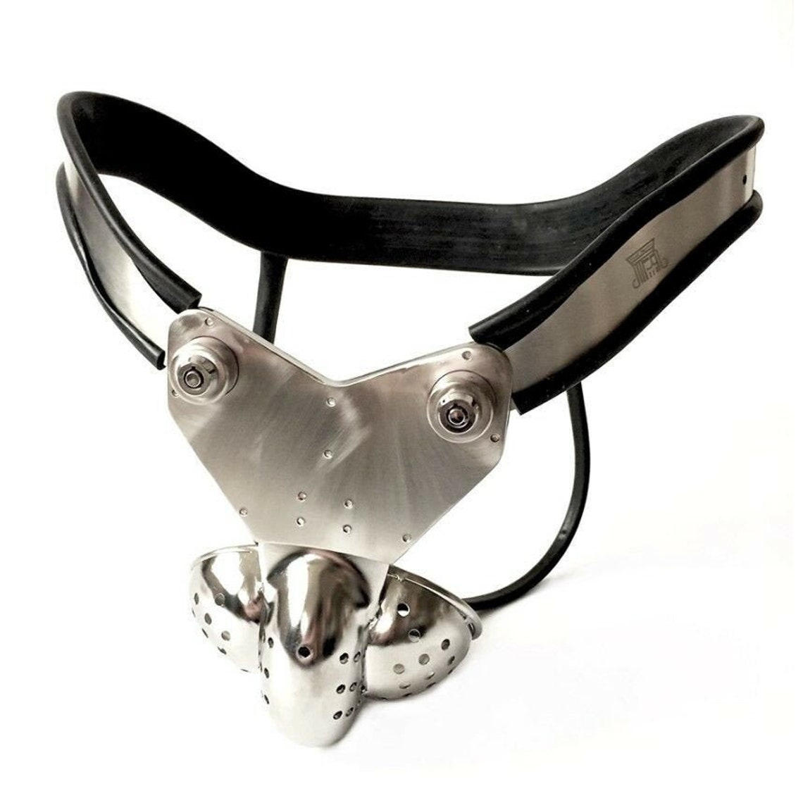 Male Chastity Device Belt With Full Cage Cover With Duel - Etsy