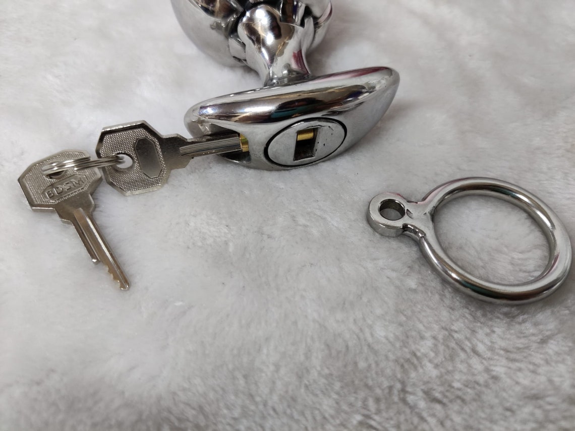 Edelstahl Anal Verschluss Plug mit optionalem Ring Etsy