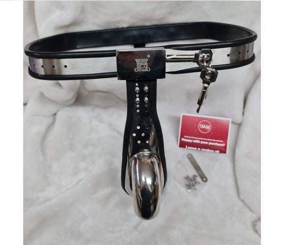 Full Male Chastity Belt Device Stainless Steel Heavy Duty - Etsy