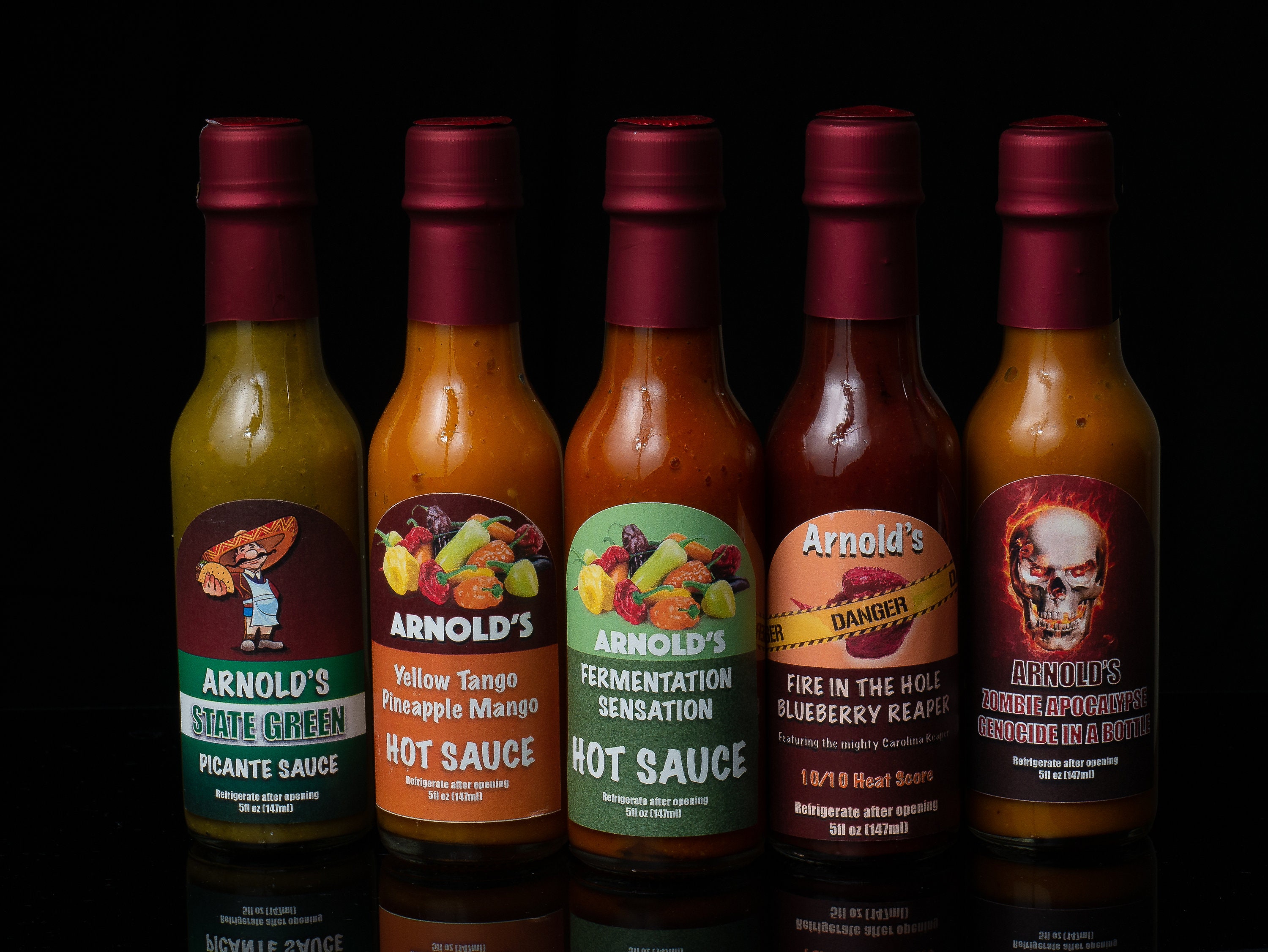 Home Made Hot Sauce 5 Piece Gift Set Kit. WORLD'S HOTTEST Etsy