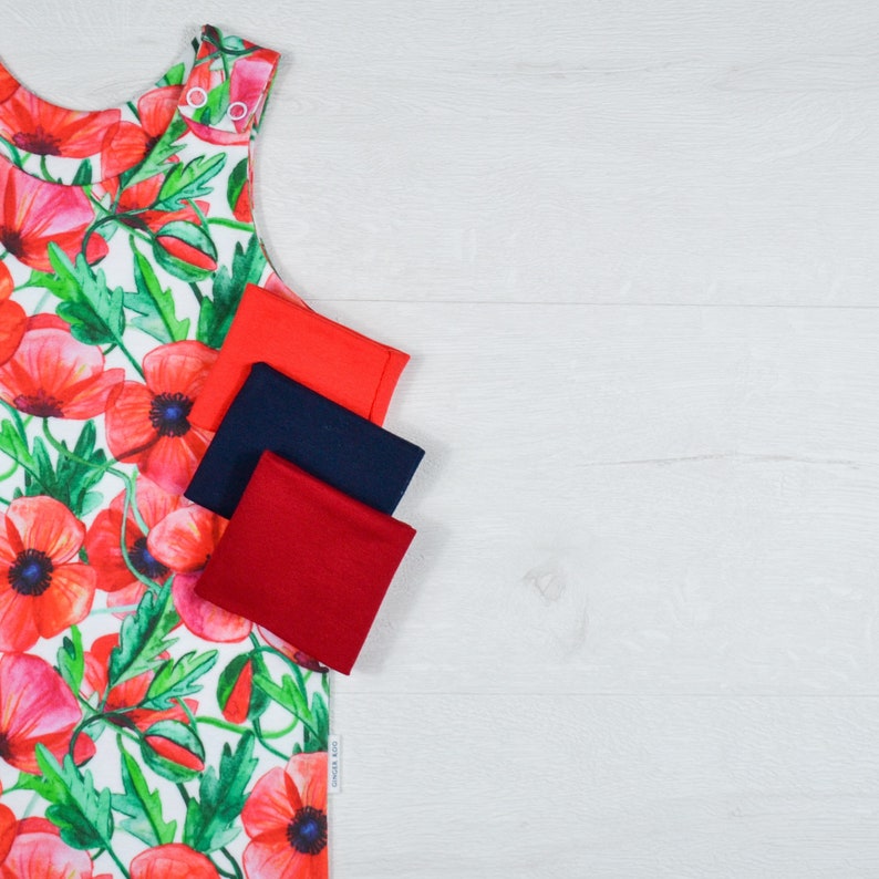 Poppy Fields Remembrance Organic Baby Children/'s Leggings