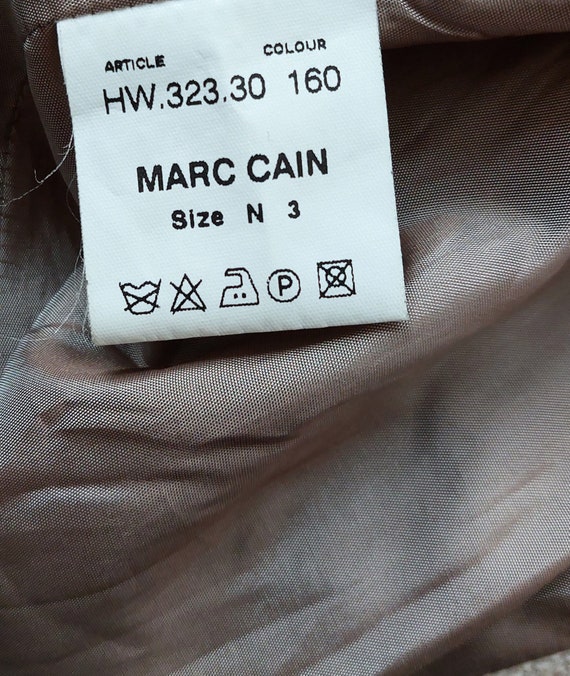 MARC CAIN vintage elegant wool blend jacket blaze… - image 5