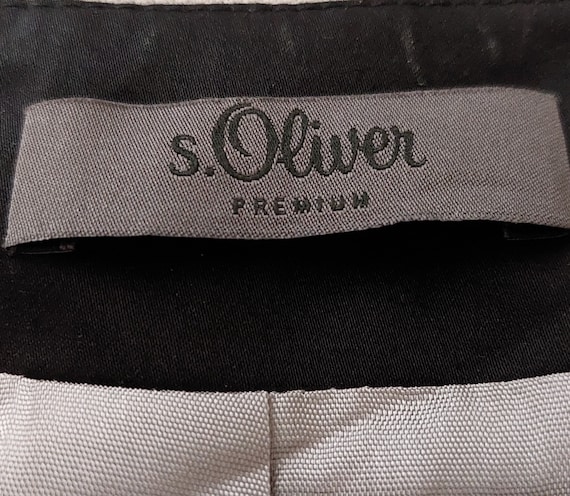 S.Oliver vintage black bolero jacket/Women cotton… - image 6