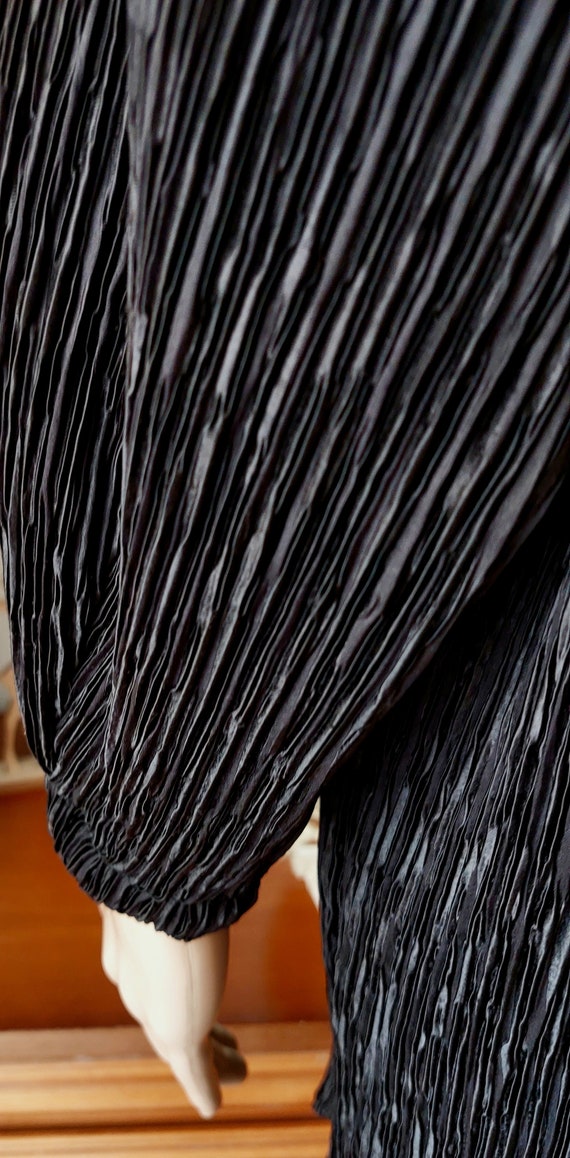 MARI PLEATED TUNIC BLOUSE IN ITALIAN COTTON STRETCH main image 0