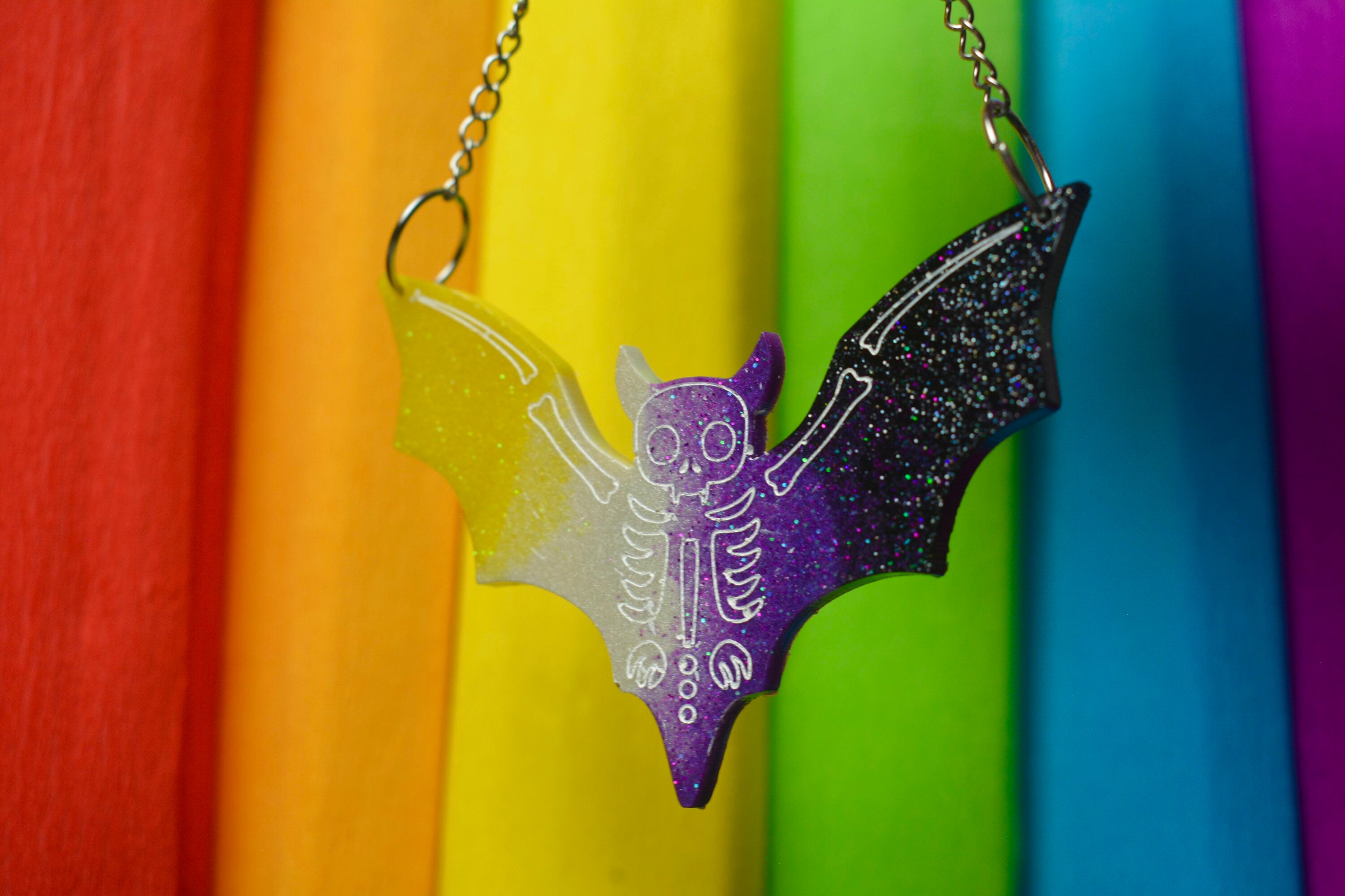 Pride Bats Small Bat Wall Hangings Made to Order Etsy