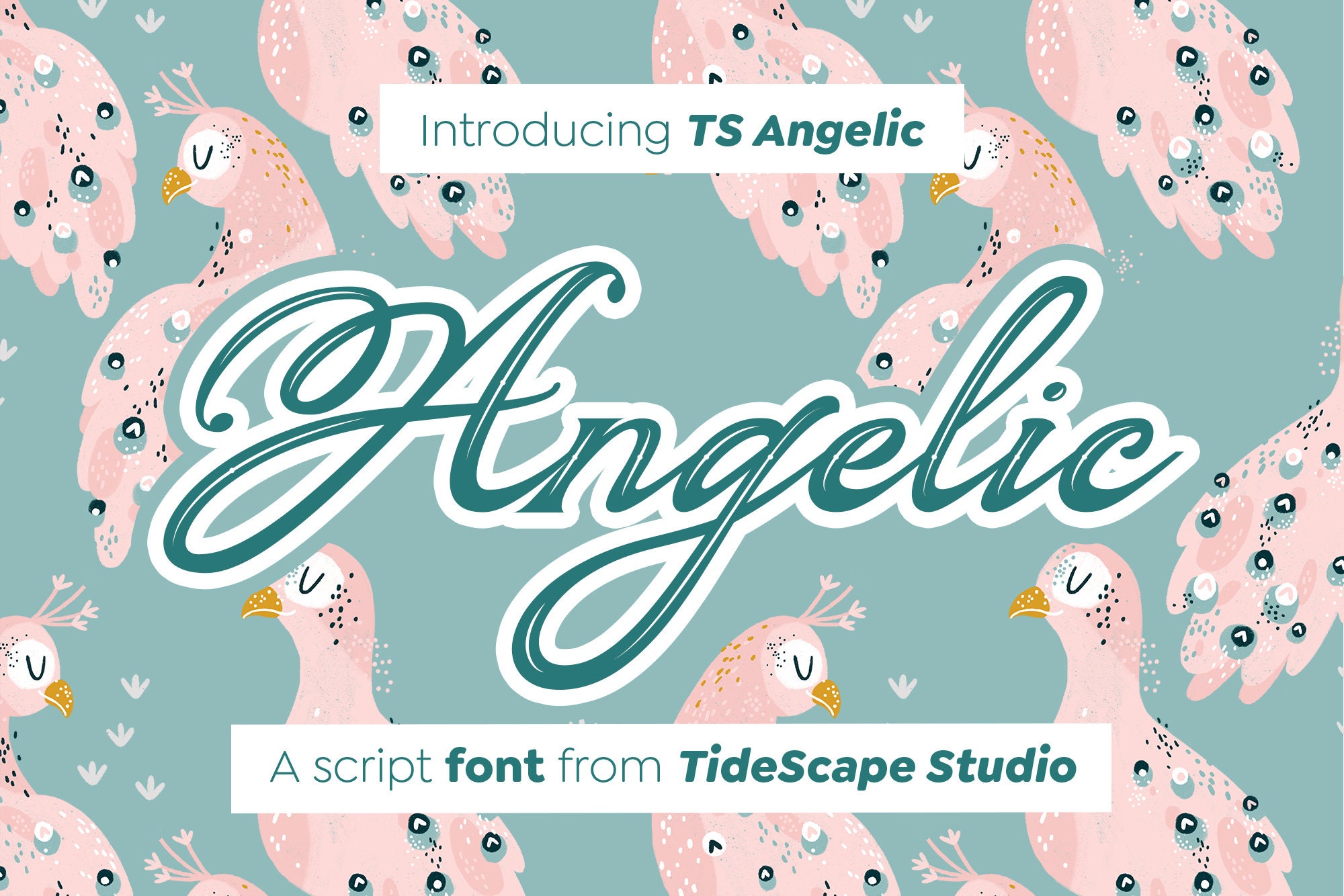 TS Angelic Font Digital Font Script Font Cricut Font Etsy UK