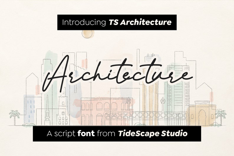 TS Architecture Font Digital Font Script Font Cricut Font Etsy UK
