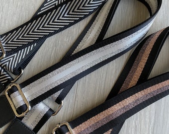 Adjustable Patterned Bag Strap, Crossbody Shoulder Strap