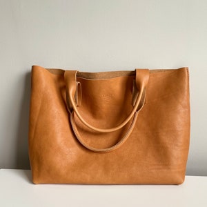 High quality Genuine Leather Large Tote Bag, Handmade Leather Tote, Veg Tanned Leather Handbag, Handcrafted Leather Bag