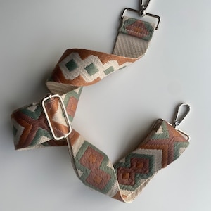 BAG Straps, Gemusterter Crossbody Strap, Verstellbarer Gurt, Gurtband Strap