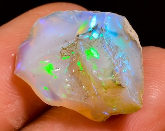 8.35 Ct, Opal Raw Crystals - AAA Grade, Large - Bulk Raw Opal, Natural Rough Opal, Welo Opal, Ethiopian Opal Rough For Jewelry Making