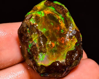 43.40 Ct, Top Quality Opal Raw, Natural Opal Rough, Big Opal Rough, Multi Fire Opal Rough, Welo Opal Rough, Opal Rough For Jewelry Making