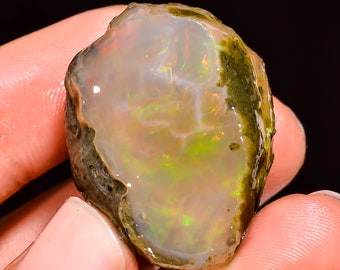 70.90 Ct, Top Quality Opal Raw, Natural Opal Rough, Big Opal Rough, Multi Fire Opal Rough, Welo Opal Rough, Opal Rough For Jewelry Making