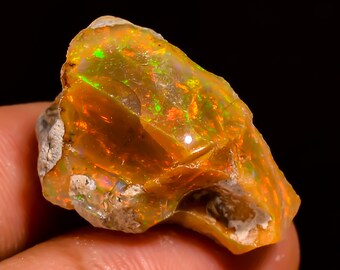 29.55 Ct, Top Quality Opal Raw, Natural Opal Rough, Big Opal Rough, Multi Fire Opal Rough, Welo Opal Rough, Opal Rough For Jewelry Making