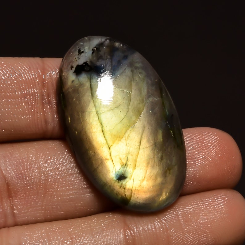 Oval Shape Cabochon Loose Gemstone For Making Jewelry 35X21X7 mm MS-205 Quality 100/% Natural Labradorite 44.4 Ct Excellent AAA