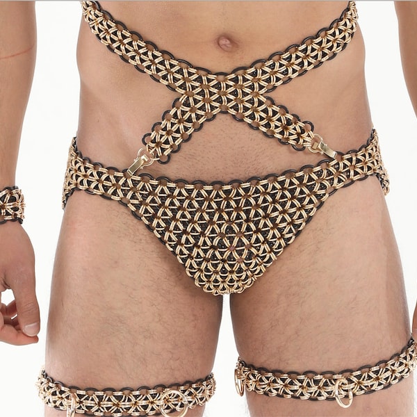 Homme de sous-vêtements Jockstrab, chaîne de bodychain Tanga, cadeau pour son cadeau personnalisé