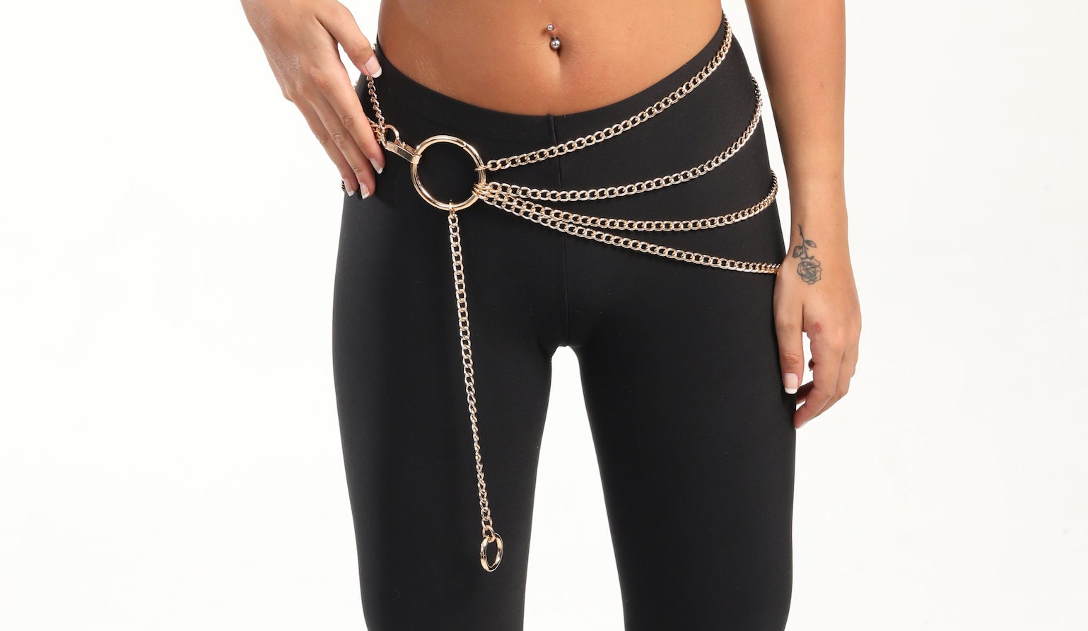 chain hip belt