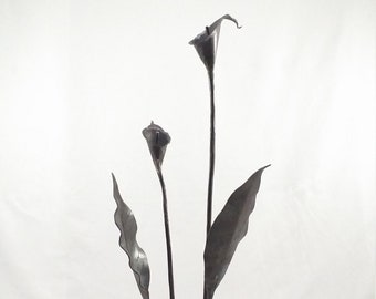 Wrought iron arum flower, Calla Lily