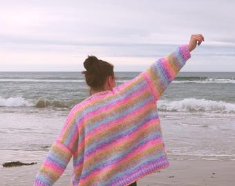 Mimii Chunky Cardigan - beginner knitting pattern PDF