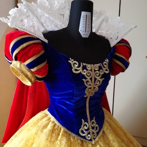 Kostium Królewny Śnieżki dla dorosłych | Sukienka cosplay na zamówienie | Idealne na imprezy i wydarzenia tematyczne