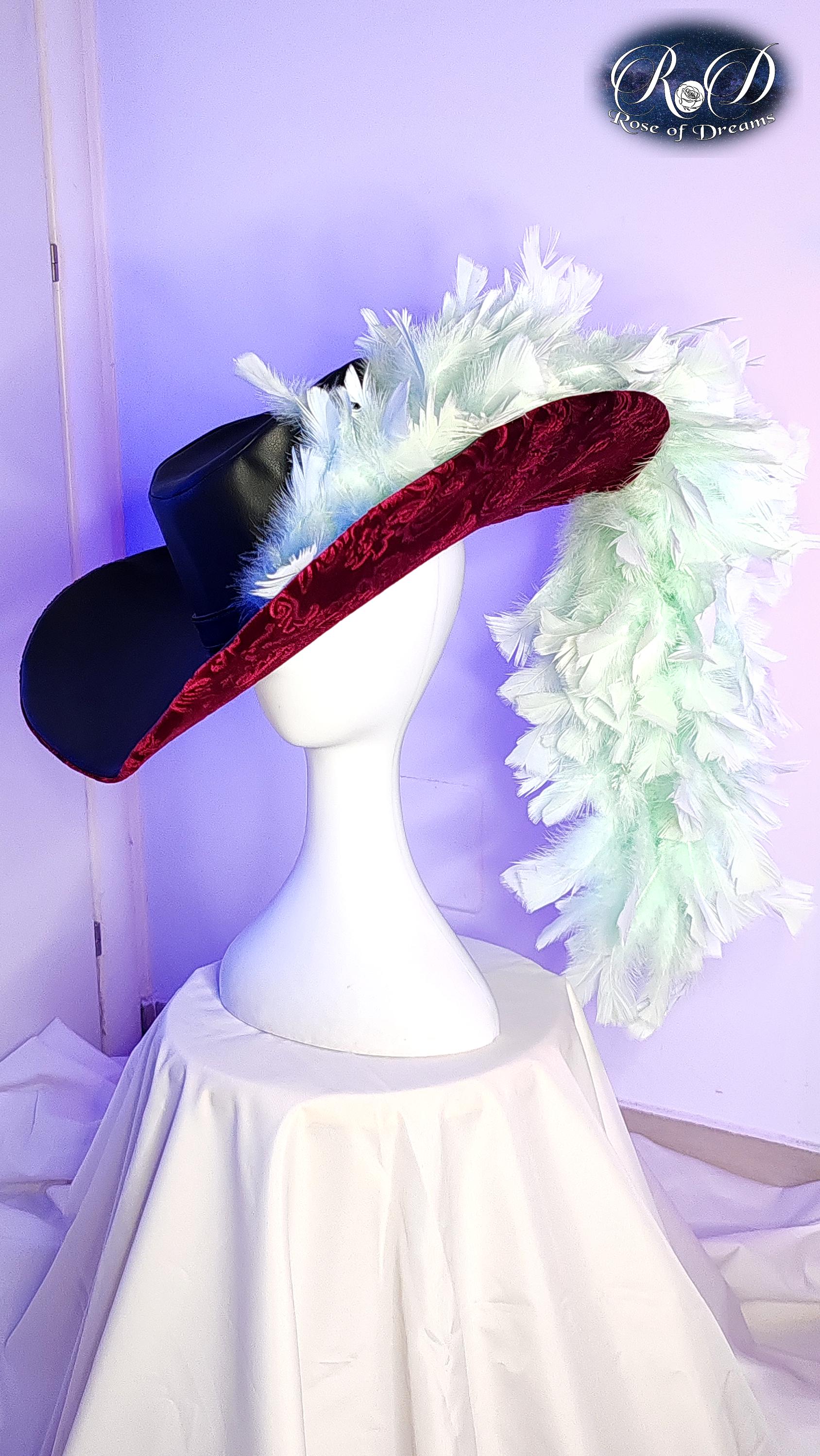Dracule Mihawk Hat One Piece Cosplay | Custom Handmade Vegan