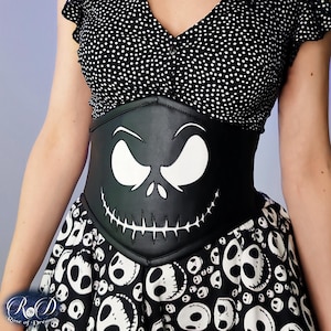 Jack Skellington Korsett – Gothic Glow in the Dark