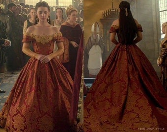 Queen Mary Stuart dress cosplay Mary Stuart Reign