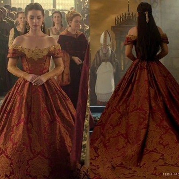 Queen Mary Stuart dress cosplay Mary Stuart Reign