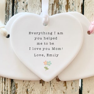 Mothers Day Gift, Mom Ornament , Personalized Gift For Mom , Personalized Mothers Day Ornament, Mom Birthday , I Love You Mom Gift, Best Mom Picture Style 4