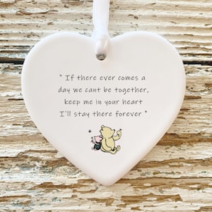 Red Ocean Memorial Wooden Heart - Goodbyes Are Not Forever Handcrafted Keepsake For Remembrance