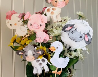 farm baby shower decorations