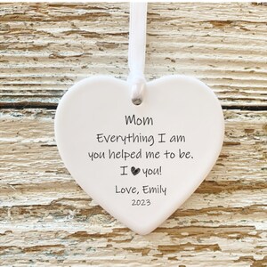 Mothers Day Gift, Mom Ornament , Personalized Gift For Mom , Personalized Mothers Day Ornament, Mom Birthday , I Love You Mom Gift, Best Mom Picture Style 3