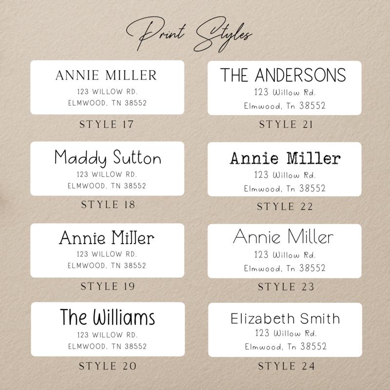 Address Labels ~ Return Address Labels ~ Personalized Address Labels ...